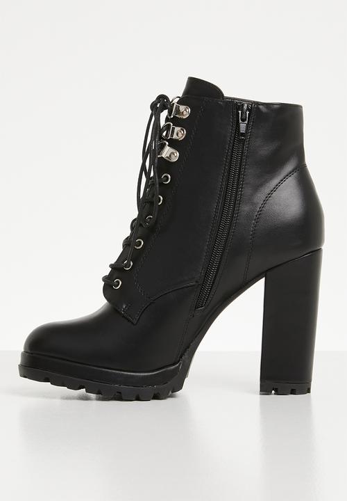 Superbalist - Sidney lace up boot - black
