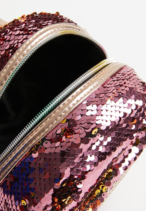 Pop Candy - Sequin backpack - dark pink