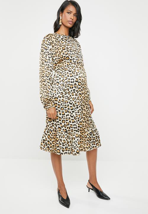 edit Maternity - Maternity tier smart dress - multi