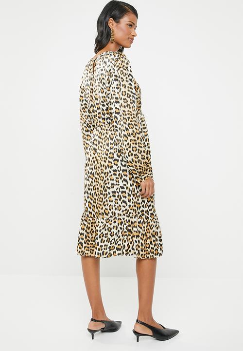 edit Maternity - Maternity tier smart dress - multi