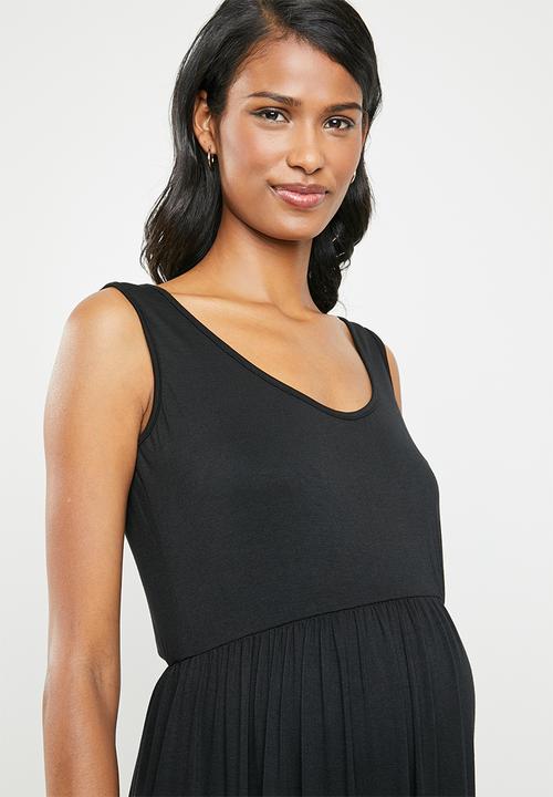 edit Maternity - Maternity maxi dress - black