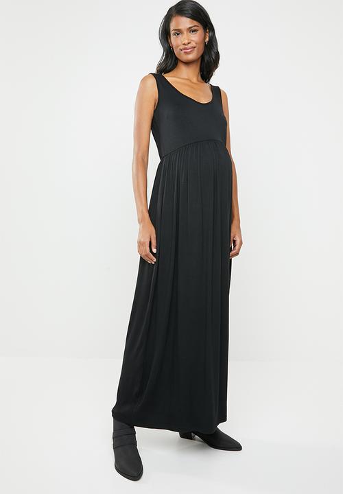 edit Maternity - Maternity maxi dress - black