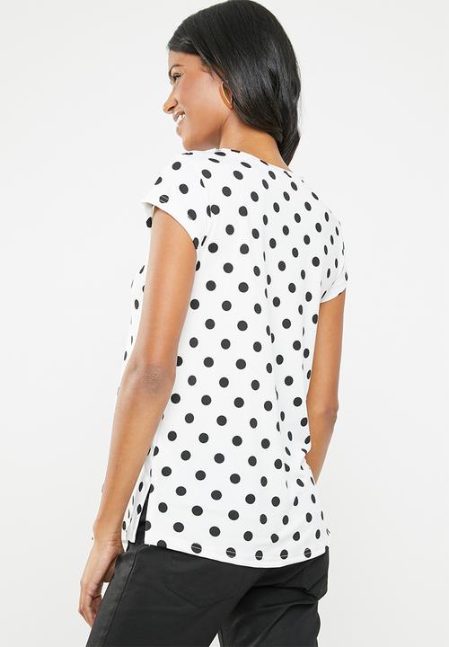 edit Maternity - Printed tee - black & white