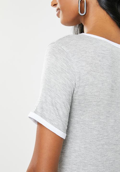 edit Maternity - Maternity pocket T-shirt - grey