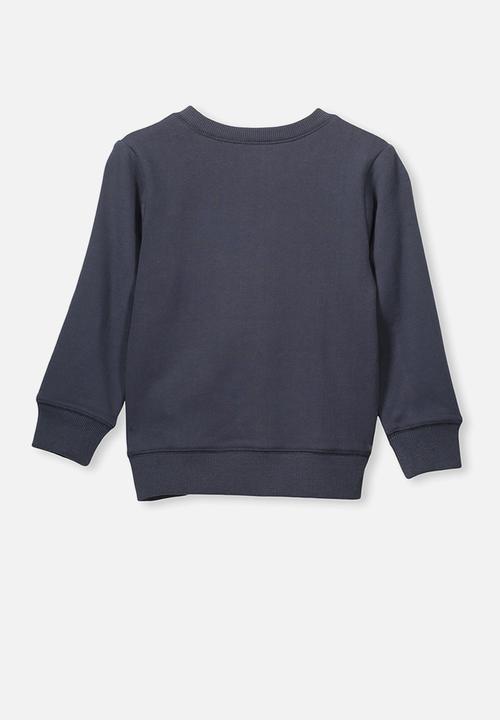 Cotton On - Martin crew jumper - navy