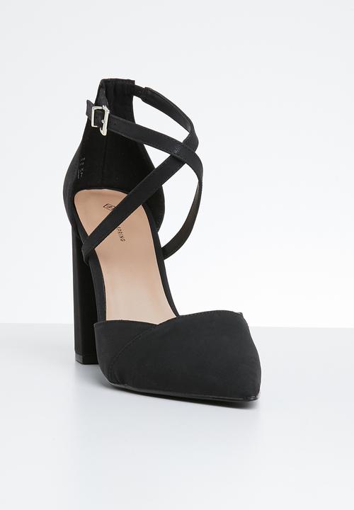 Call It Spring - Pointed toe block heel - black