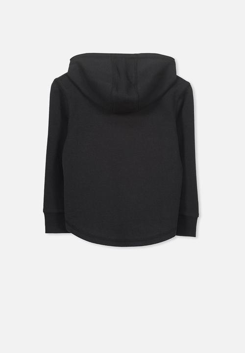 Cotton On - Hayden hooded top - black