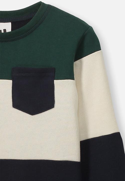 Cotton On - Martin crew jumper - multi