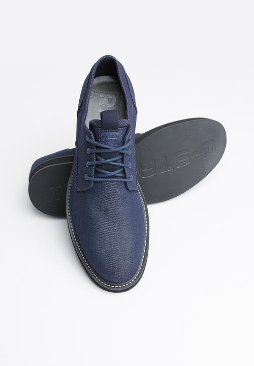 G-STAR - Landoh derby - denim mix blue