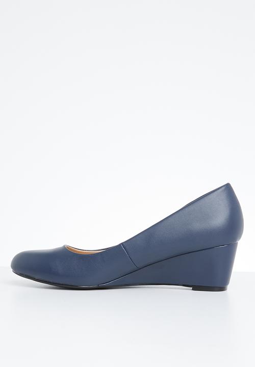 Butterfly Feet - Mina wedge heel - navy
