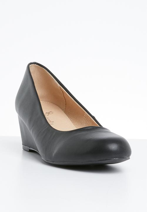 Butterfly Feet - Mina wedge - black