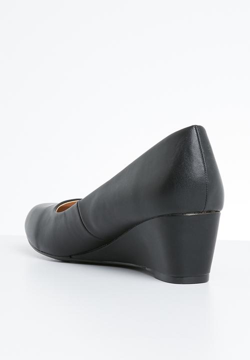 Butterfly Feet - Mina wedge - black