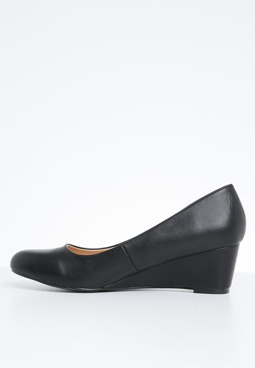 Butterfly Feet - Mina wedge - black