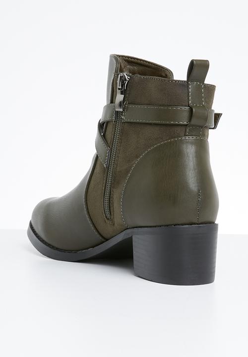 Butterfly Feet - Kaelyn boot - khaki