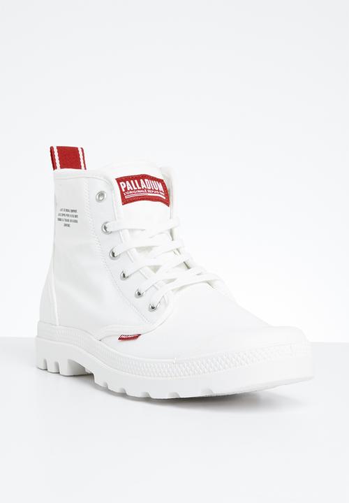 white palladium shoes