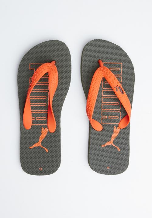 PUMA - First flip ps dp forest night - black & orange