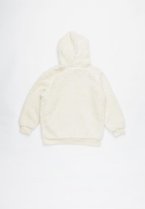 Cotton On - Talita teddy hooded fleece - cream