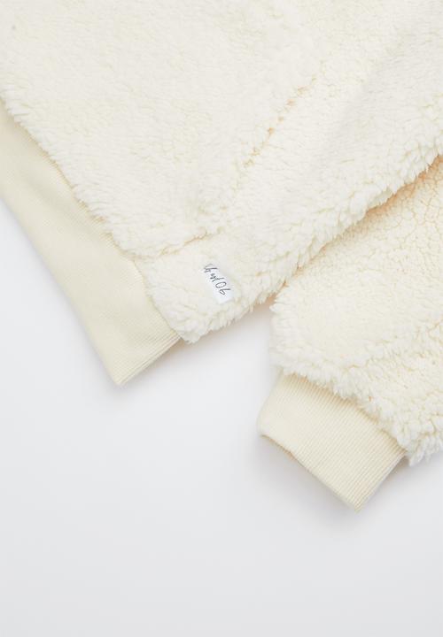 Cotton On - Talita teddy hooded fleece - cream