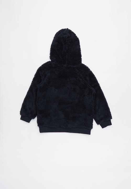 Cotton On - Teddy hooded fleece - navy