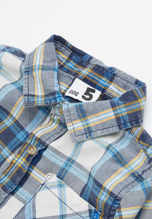 Cotton On - Noah long sleeve check shirt - multi