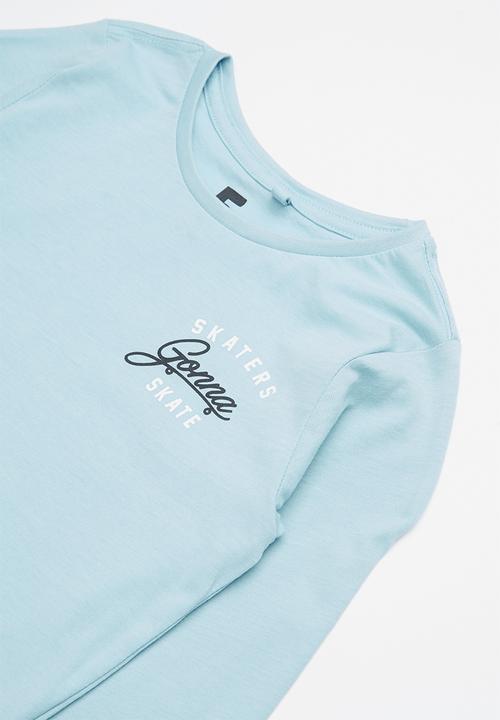 Cotton On - Tom long sleeve tee - blue