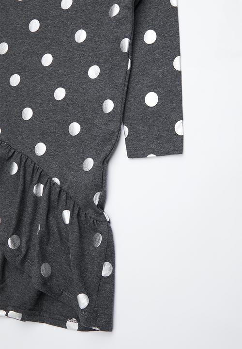 Cotton On - Joss long sleeve dress - grey