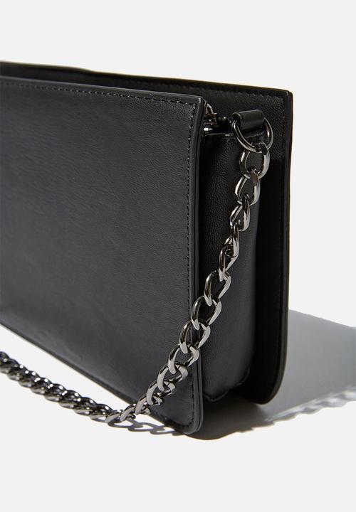 Cotton On - In chains cross body bag - black