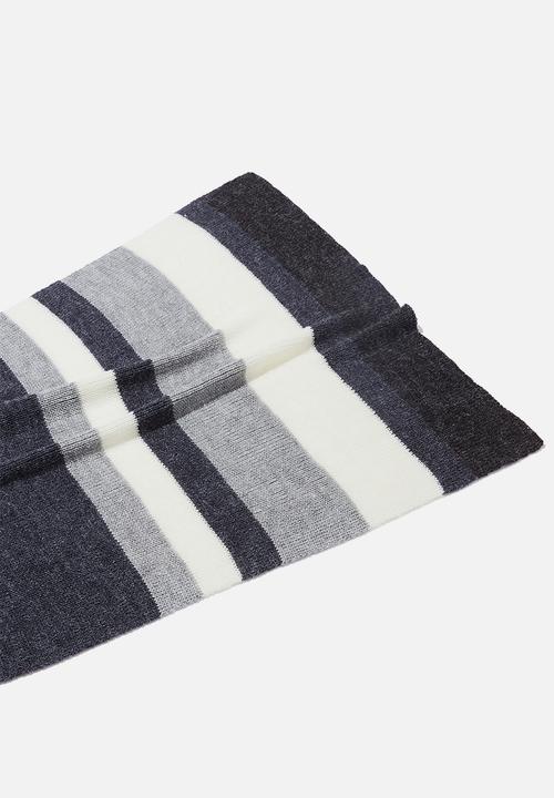 Cotton On - Autumn stripe rib scarf - multi 