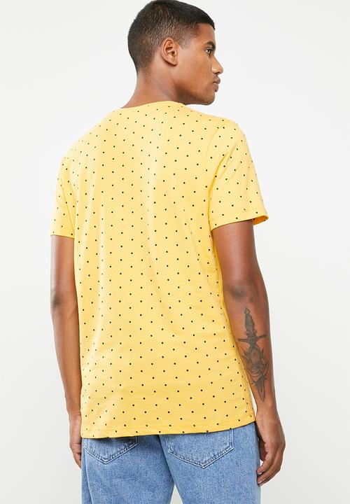 Jack & Jones - Polka short sleeve T-shirt - yellow
