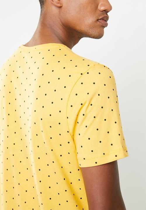 Jack & Jones - Polka short sleeve T-shirt - yellow