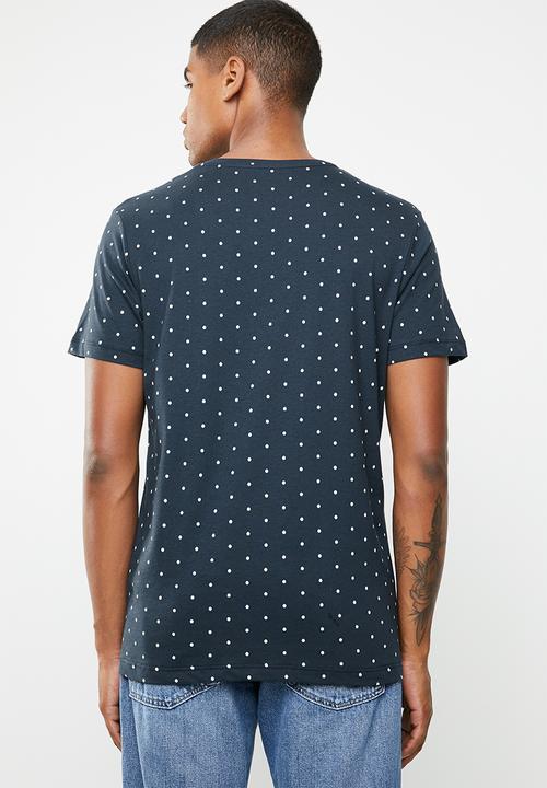 Jack & Jones - Polka short sleeve T-shirt - navy