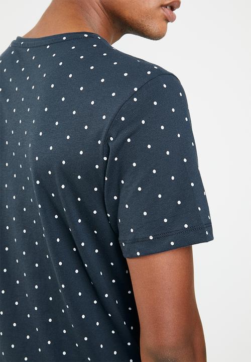 Jack & Jones - Polka short sleeve T-shirt - navy