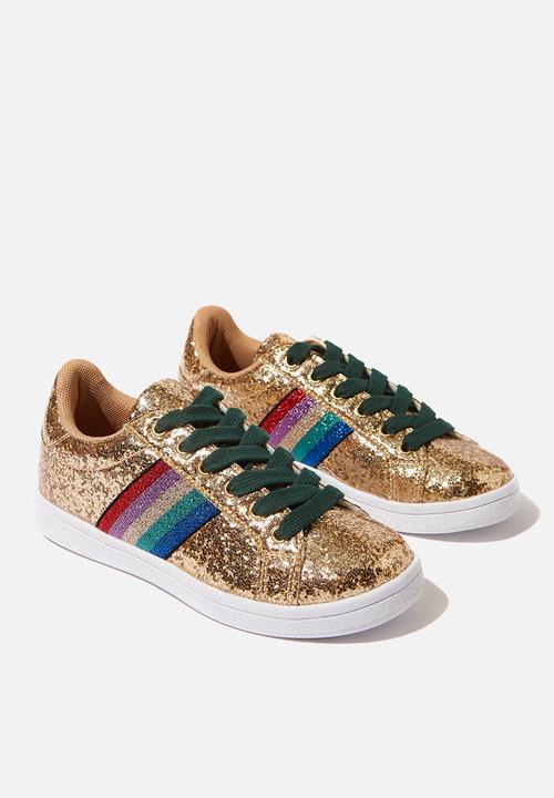 Cotton On - Tibi rainbow striped sneaker - multi