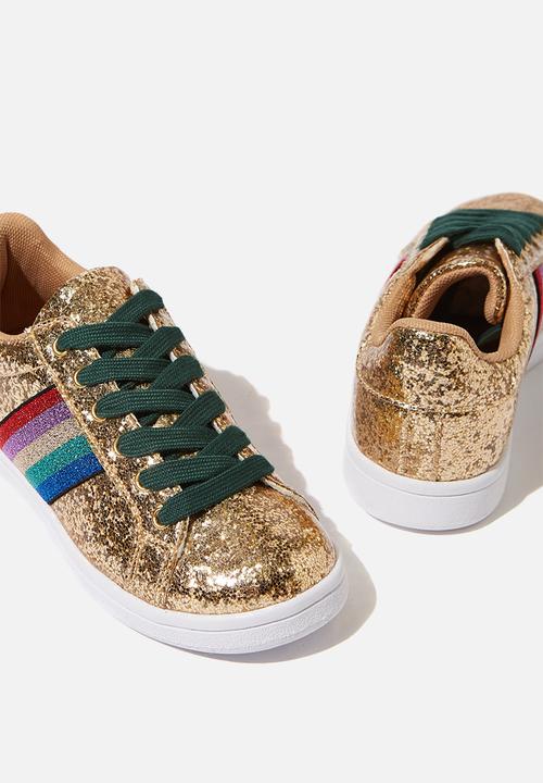 Cotton On - Tibi rainbow striped sneaker - multi
