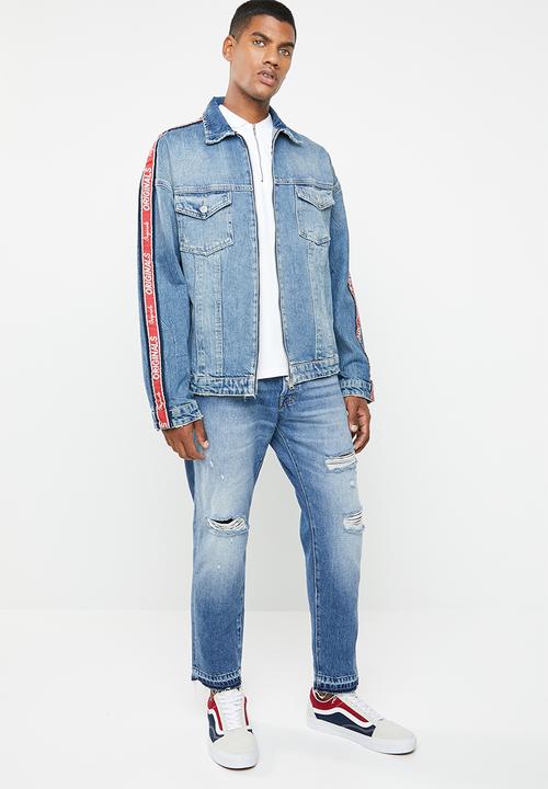 Jack & Jones - Earl oversized jacket - blue