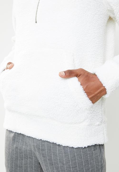 Jack & Jones - Teddy sweater - white