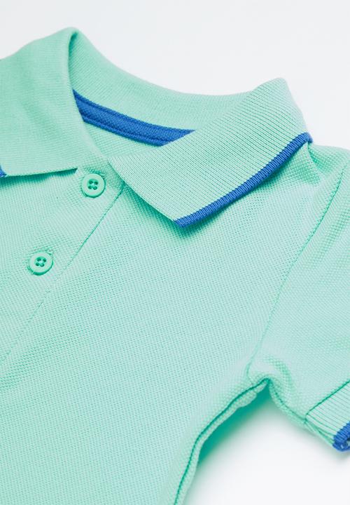 Cotton On - Hugo polo tee - green