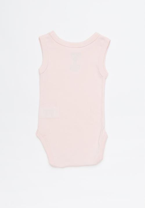 Cotton On - Nb singlet bubbysuit - pink