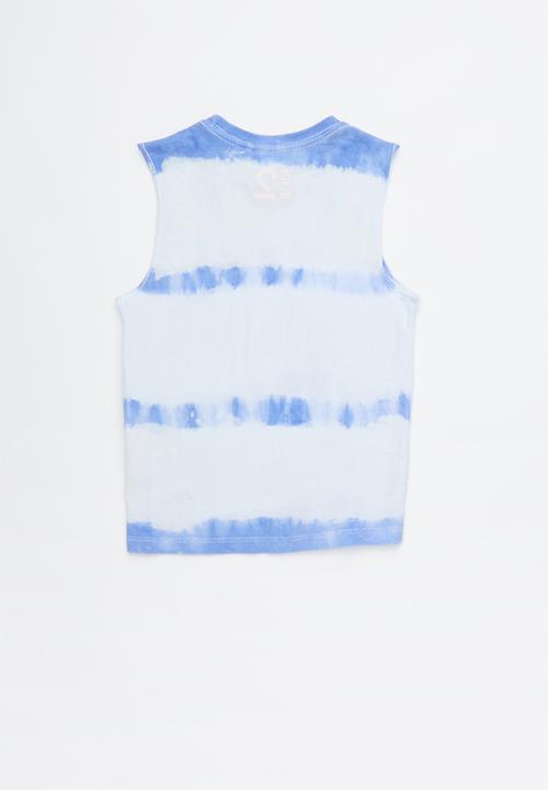 Cotton On - Orson tank - white & blue