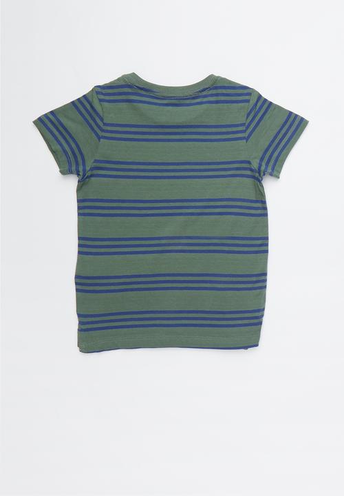 Cotton On - Max short sleeve tee - blue & green