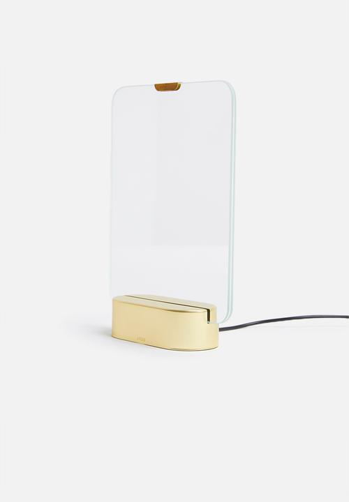 Umbra - Glo led photo display - matte brass