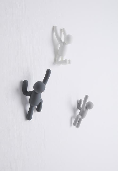 Umbra - Buddy hooks - assorted greys