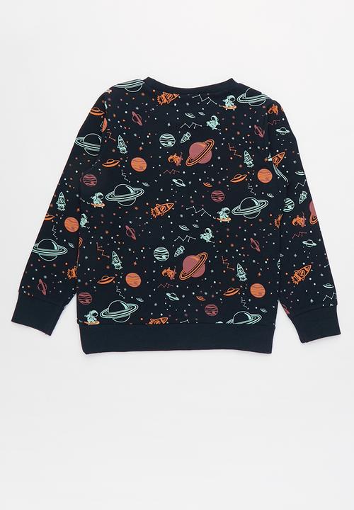 Name It - Kids boys space sweat - multi