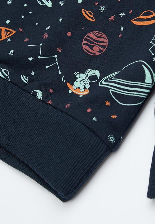 Name It - Kids boys space sweat - multi