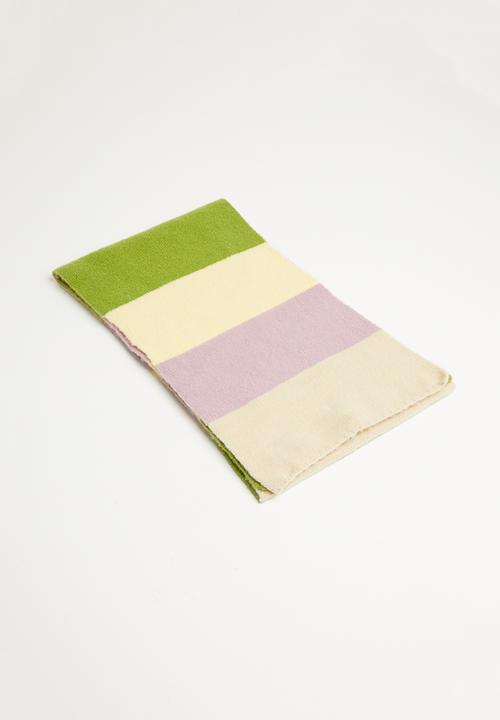 Superbalist - Colourblock brushed scarf - multi