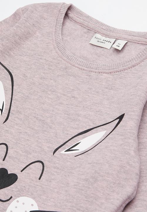 Name It - Kids girls tunic sweat top - pink 