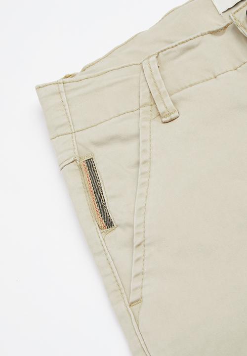 Name It - Timber slim chino pants - neutral