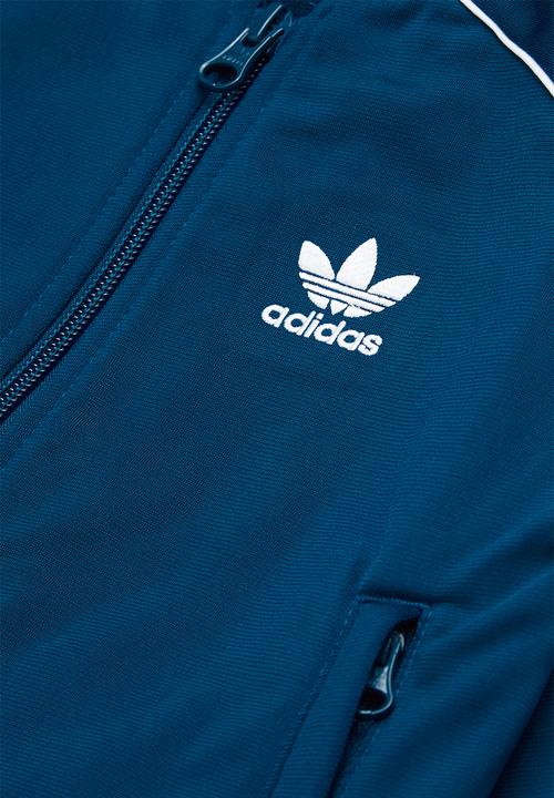 adidas Originals - Superstar track suit  - blue & white 