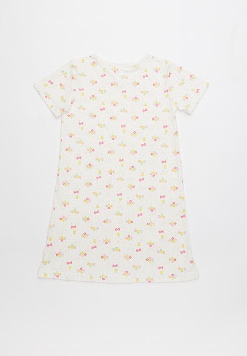 Pop Candy - Printed night dress - white