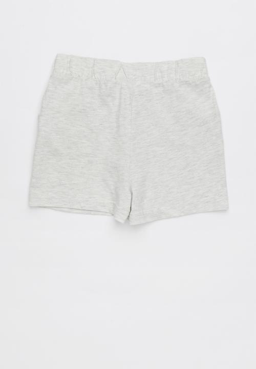Pop Candy - Elasticated shorts - grey
